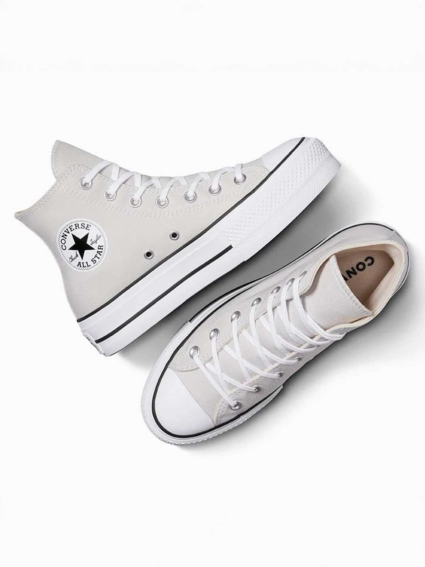 CTAS Lift Platform Hi Barely Grey/White/Black Shoes