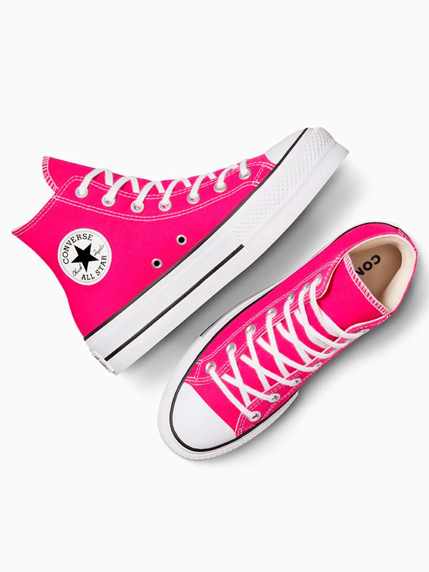 CTAS Lift Platform Hi Cerise Pink/White/Black Shoes
