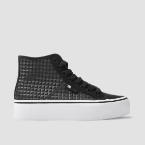 DC Manual Hi Platform Shoes - Battleship/Gun Metal - Womens