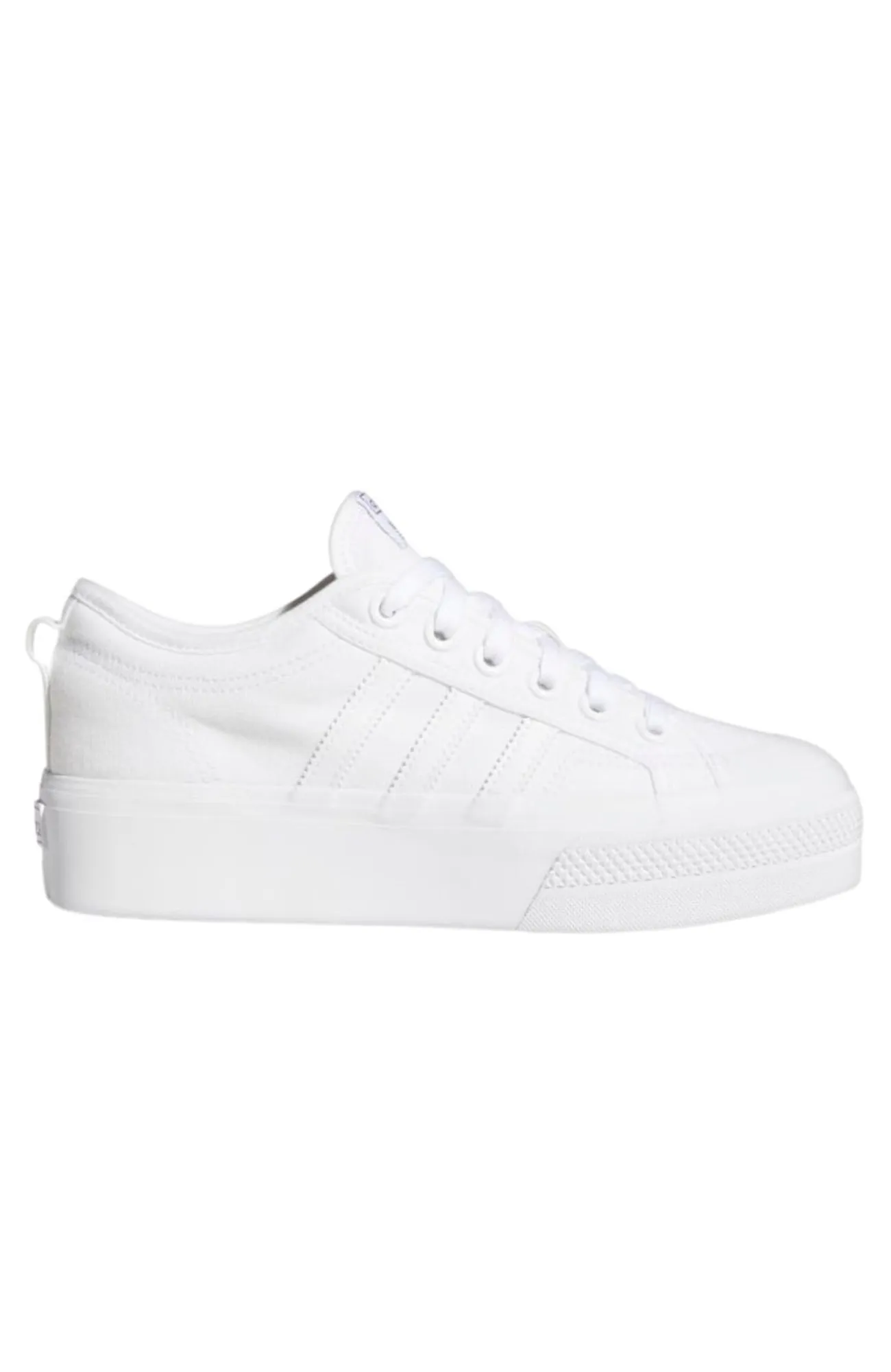 Nizza Platform Shoe Cloud White