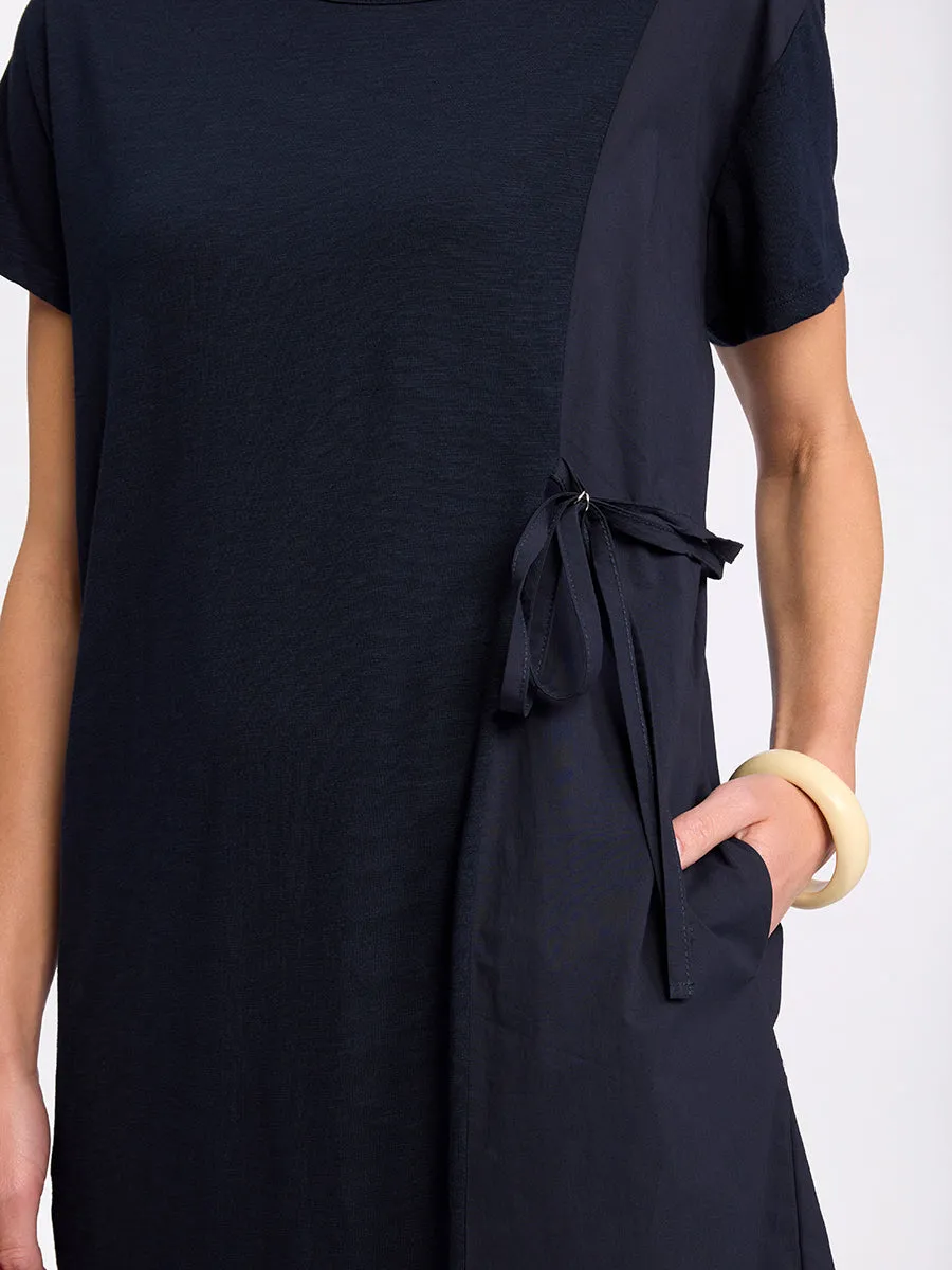 Short Sleeve Spliced Dress